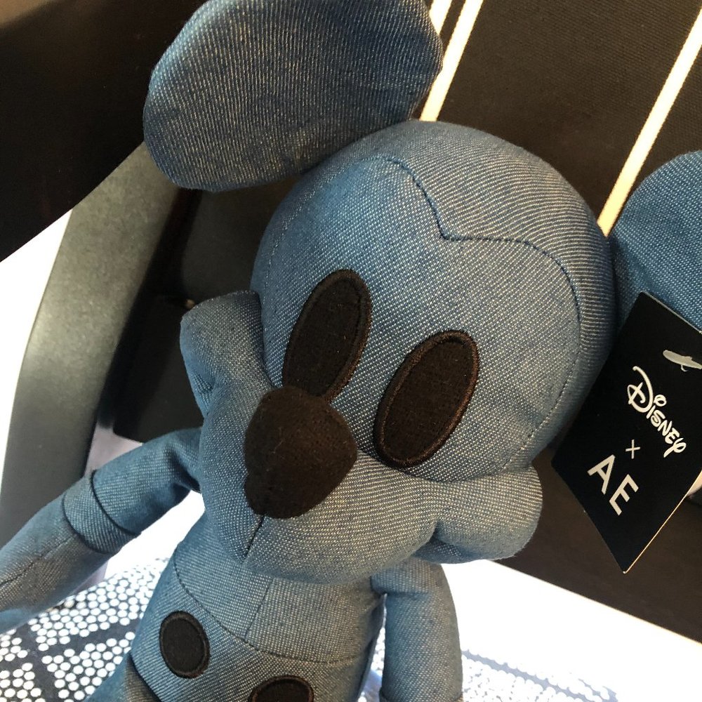 Mickey Mouse Denim Plush (AE) & Traditional Mickey - Picture 3 of 7